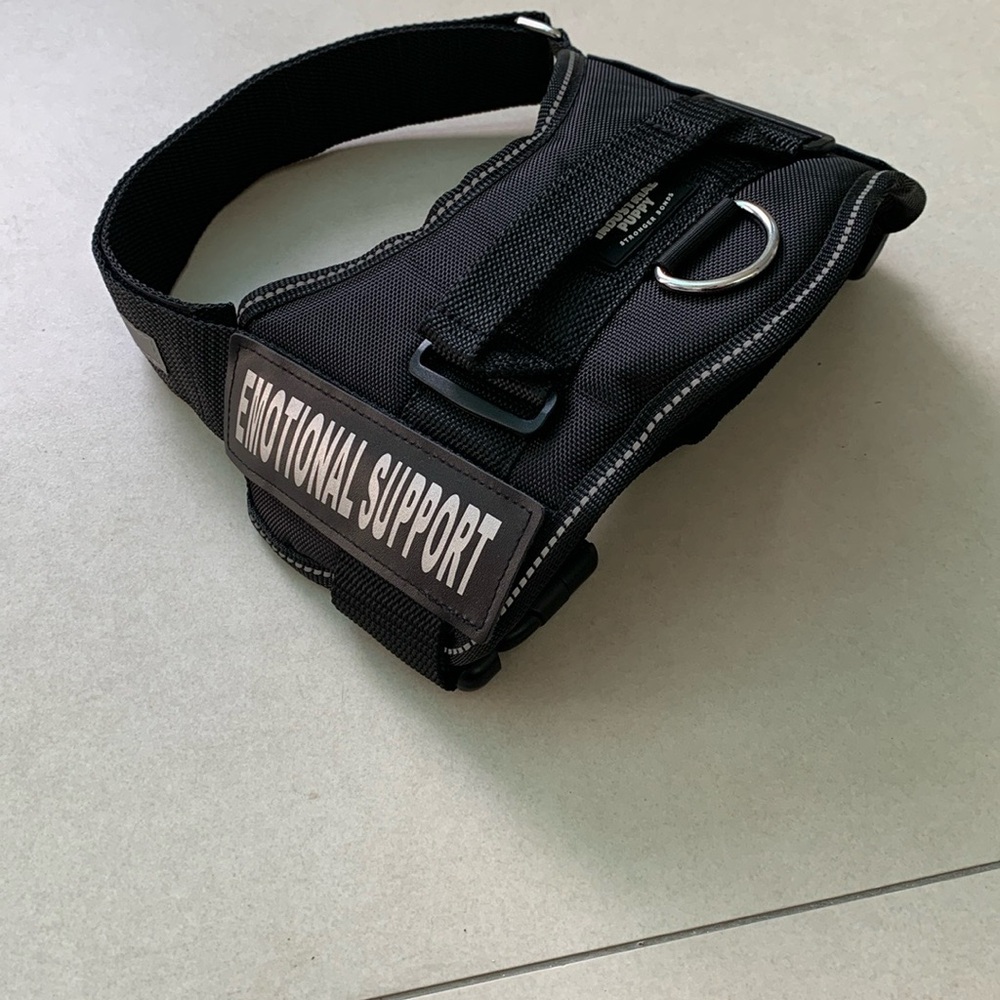 Support Animal Heavy-Duty Vest/Harness - Medium (ESA Removable Velcro) NWOT